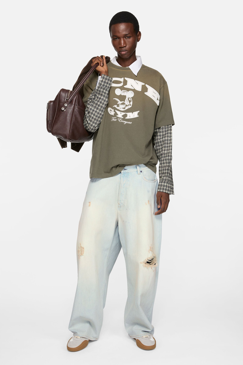 Acne Studios Loose fit jeans - 2023 - Light blue/white outlook