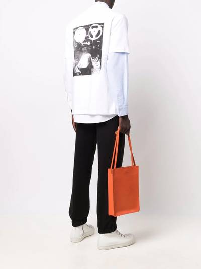 OAMC slogan-print cotton T-shirt outlook