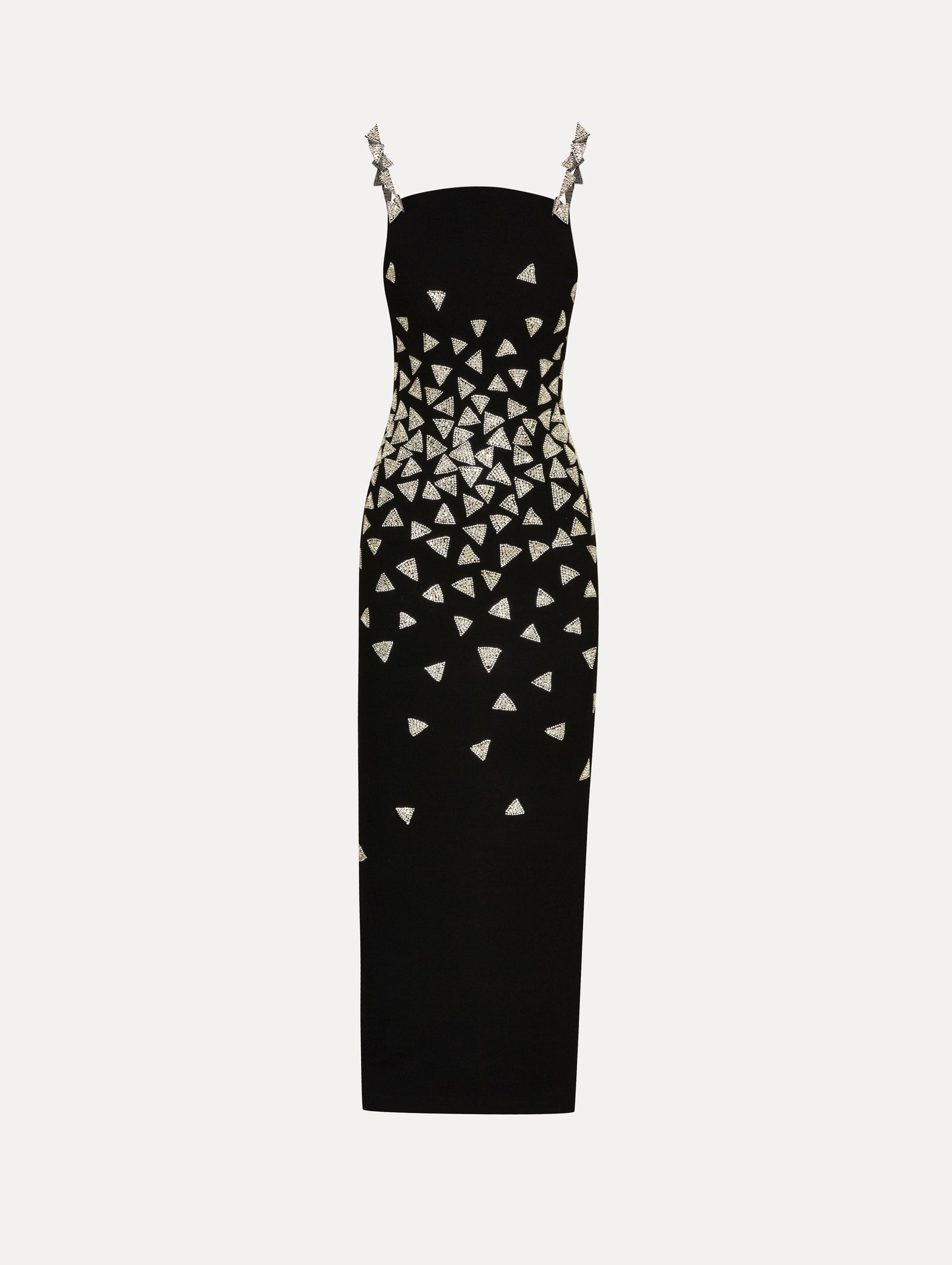 CRYSTAL TRIANGLE COCKTAIL DRESS - 1