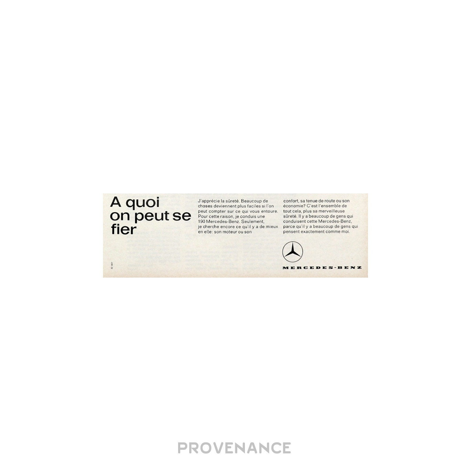 Mercedes-Benz - Mercedes-Benz Antique Vintage Newsprint Ad - 190 Car - 7