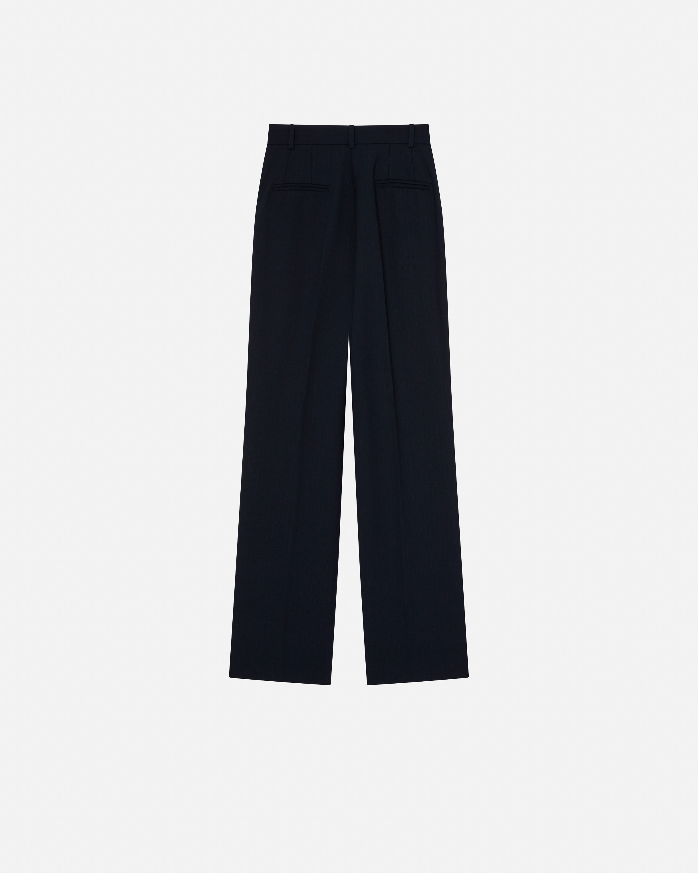 WIDE-LEG PINSTRIPED TROUSERS - 6