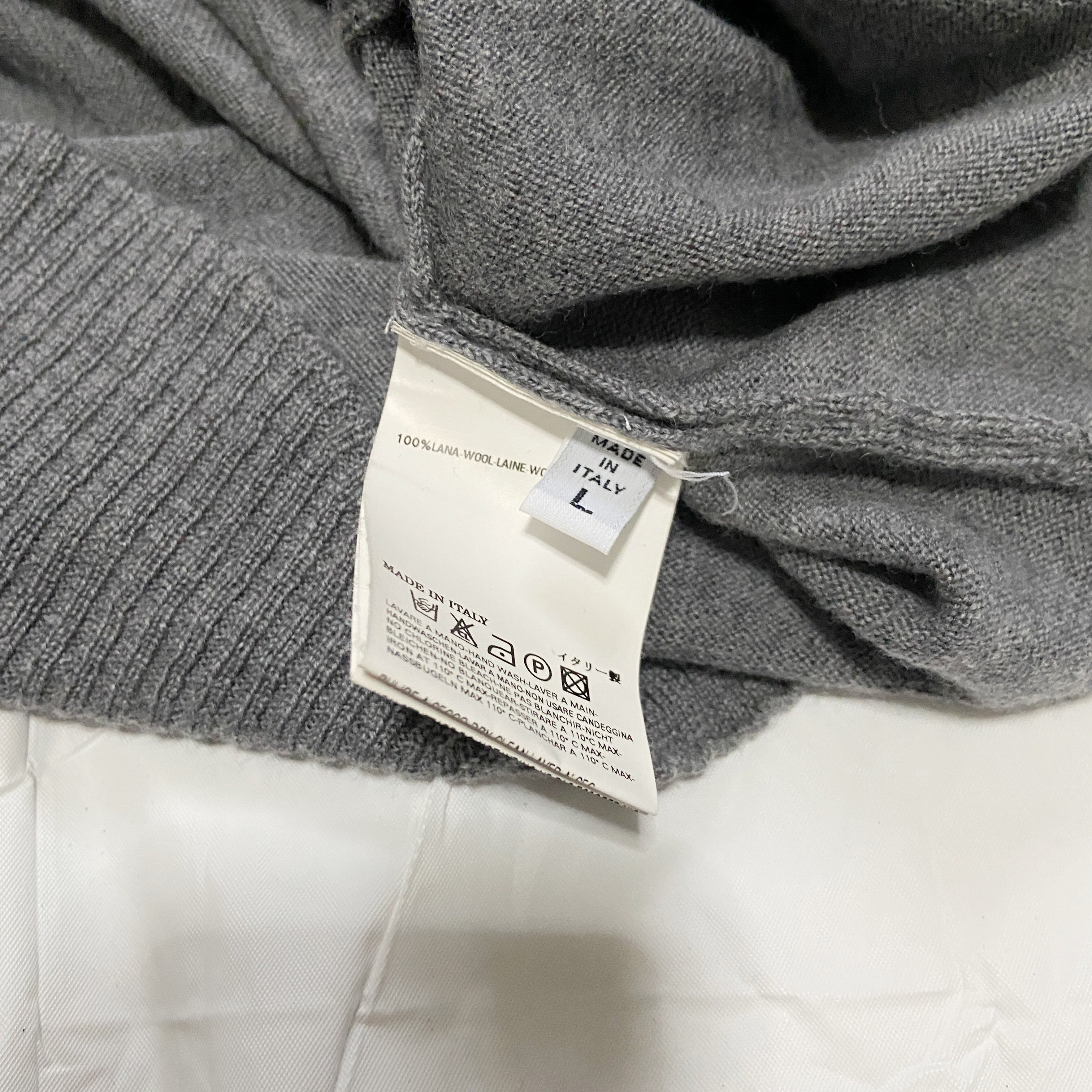 Maison Martin Margiela Fall 2006 Stretched Collar Wool Sweater Dress L - 7
