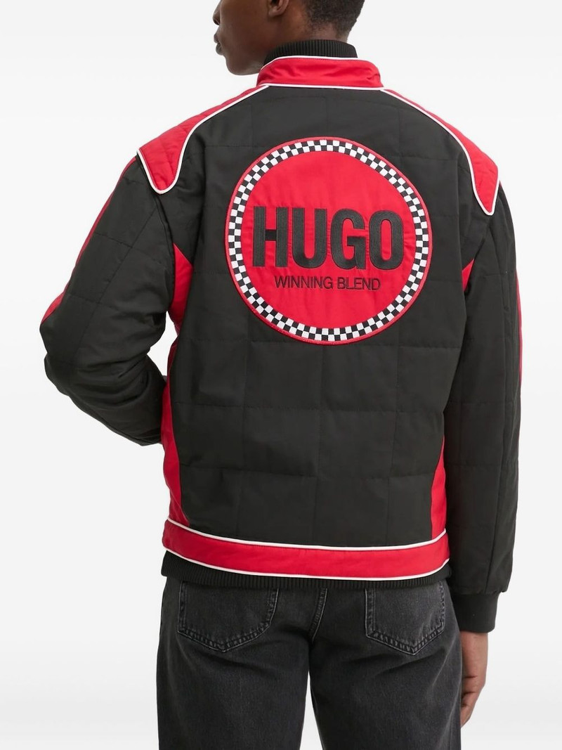 HUGO quilted panelled jacket outlook