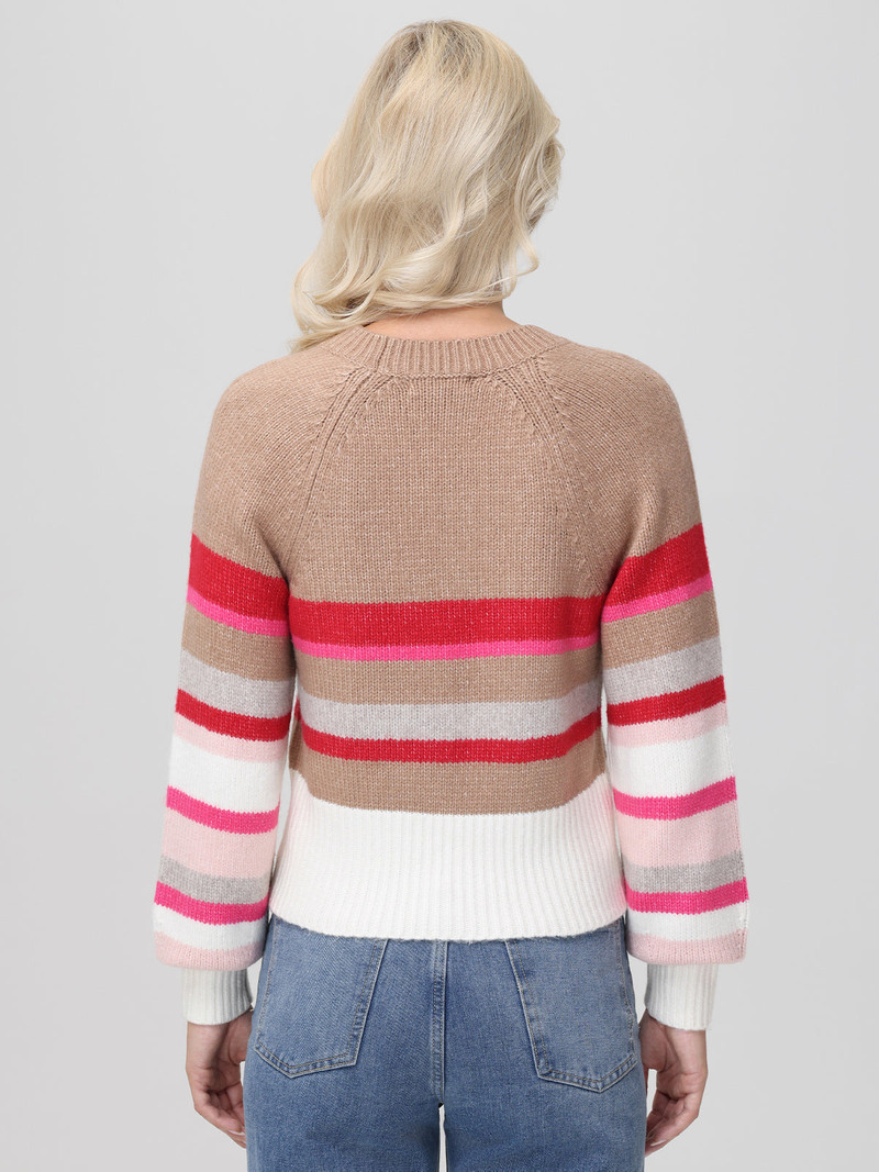525 america Georgia: Stripe Raglan Sweater outlook