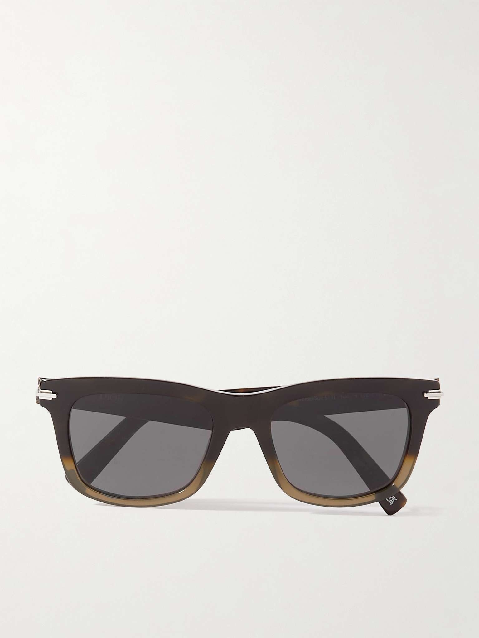 DiorBlackSuit S11I D-Frame Tortoiseshell Acetate Sunglasses - 1
