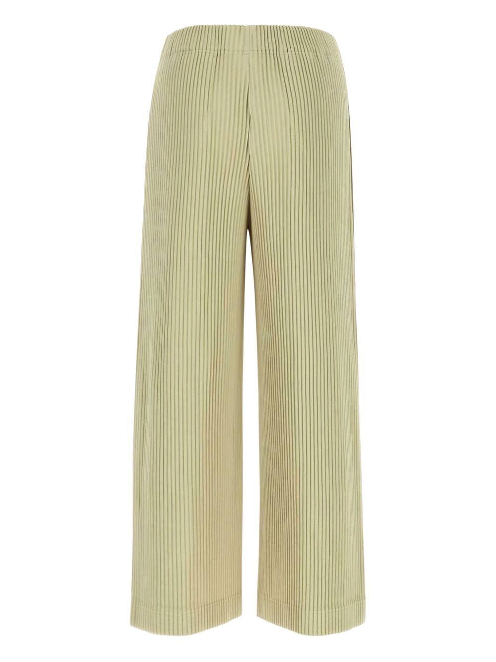 plissé-effect wide-leg trousers - 2