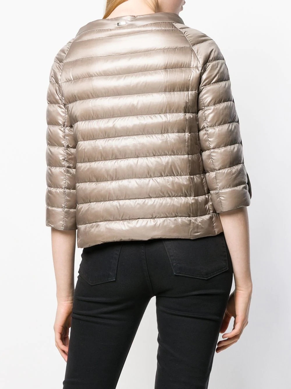 3/4 sleeve padded jacket - 4