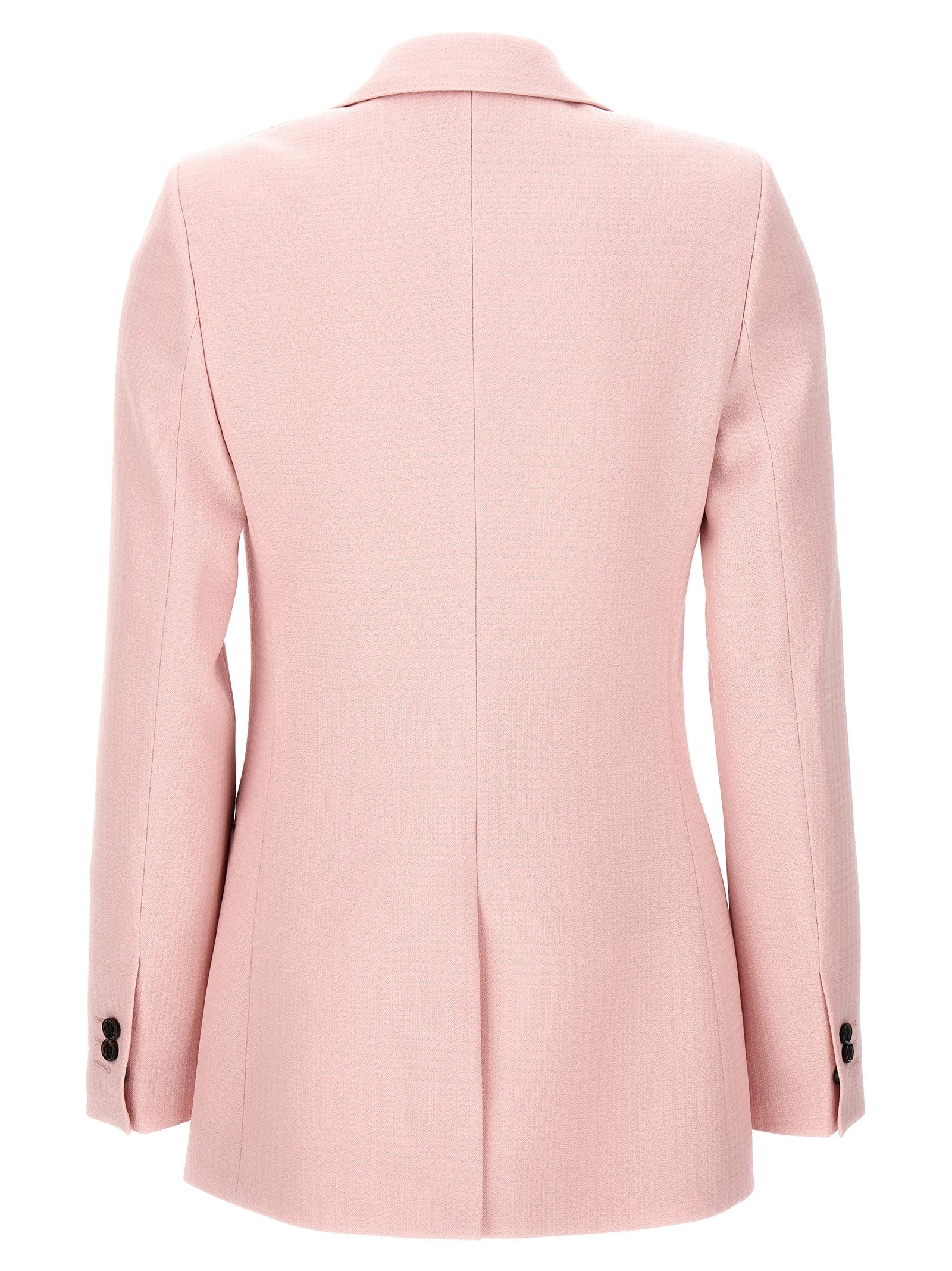 Single-Breasted Tailored Blazer Blazer And Suits Pink - 2