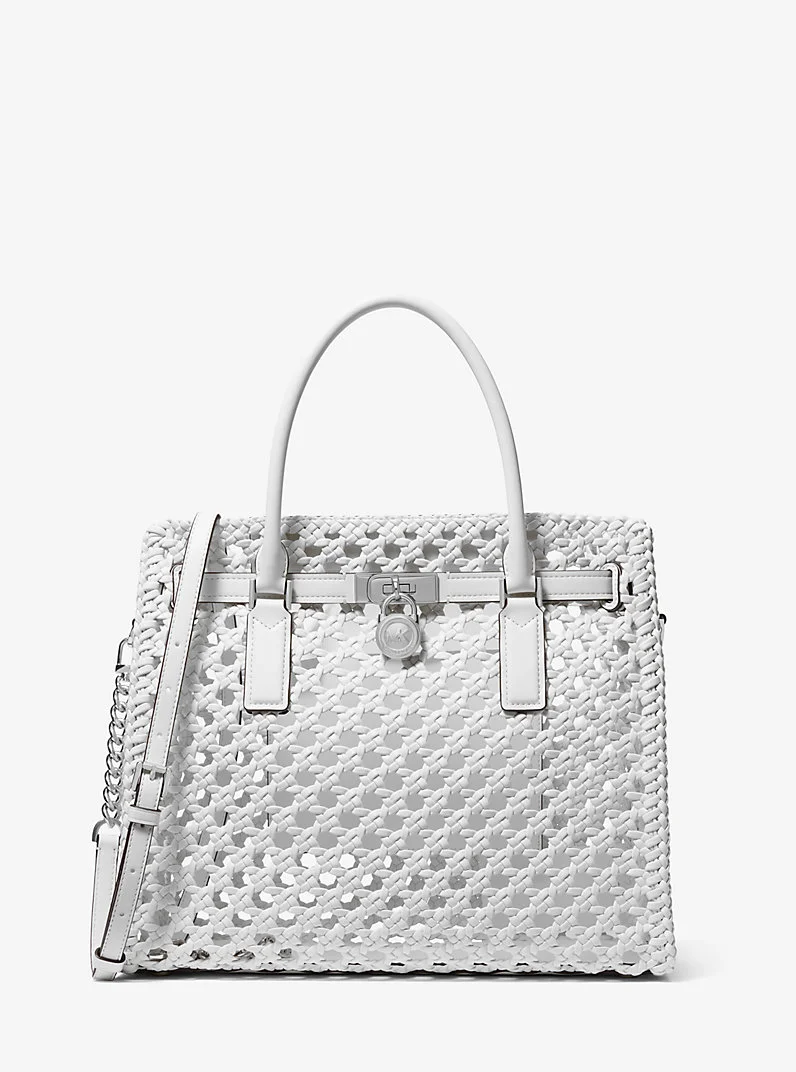 Hamilton Moderne Large Hand-Woven Satchel - 1