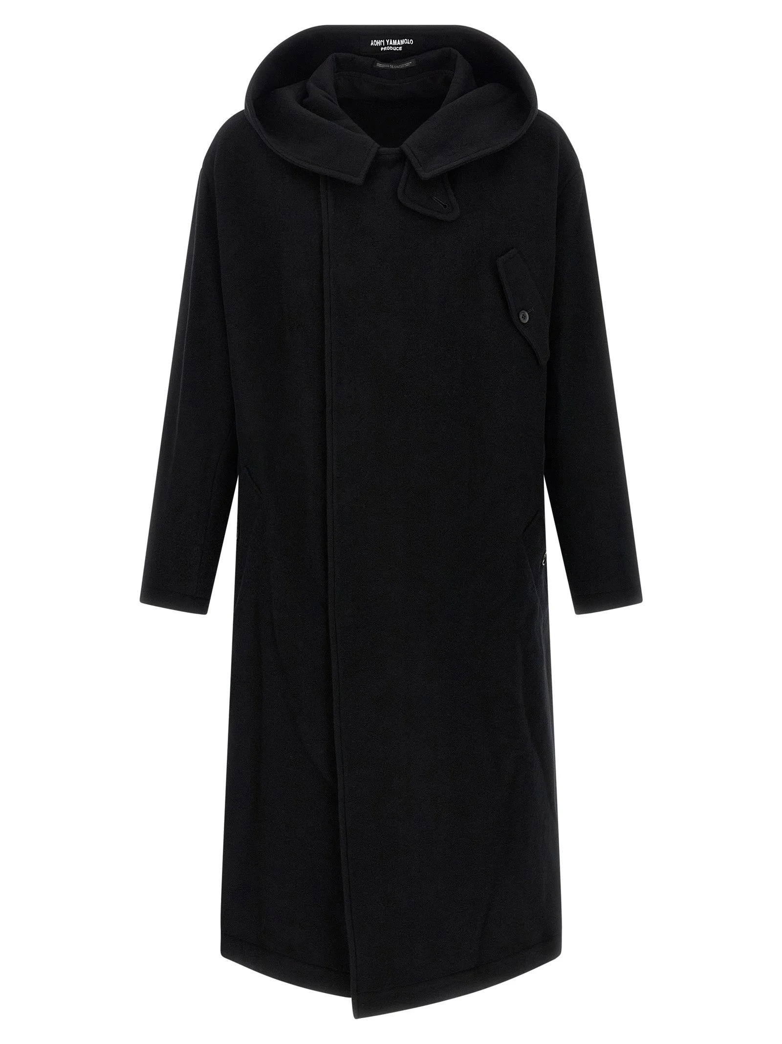 Yohji Yamamoto Men Hooded Coat - 1