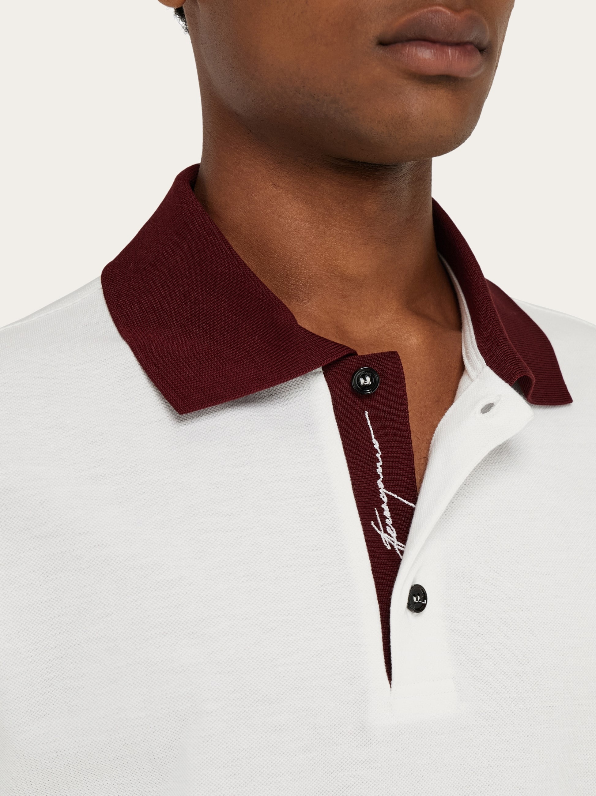 Polo shirt with color block detail - 5