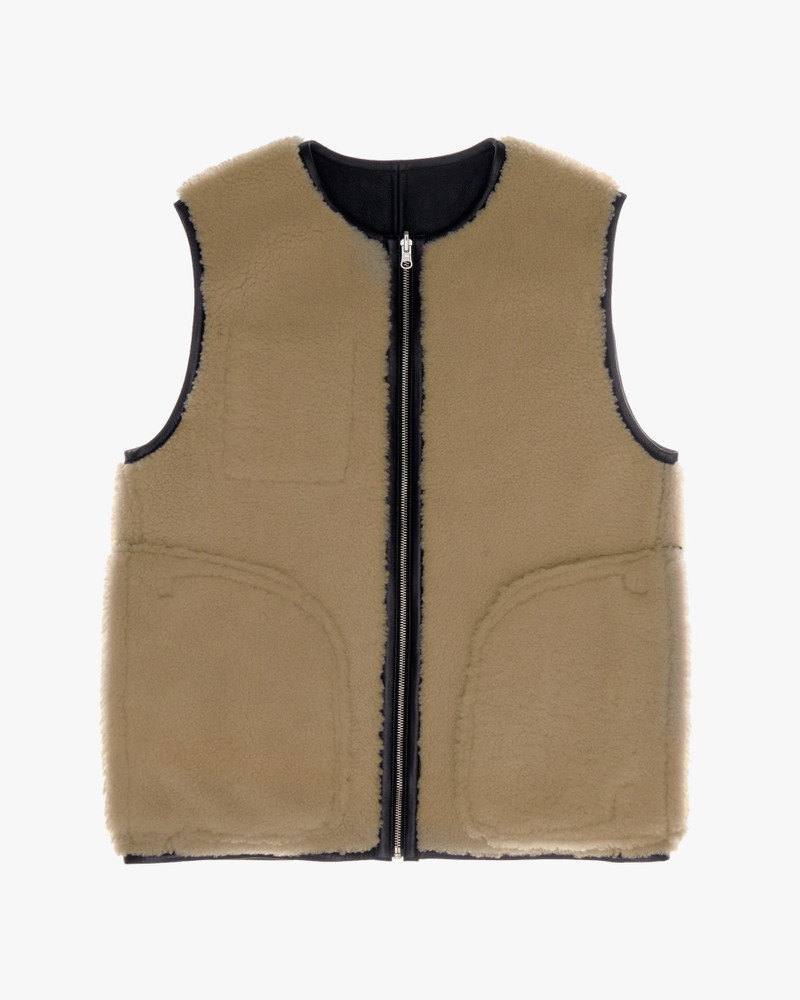 SHEARLING VEST 1