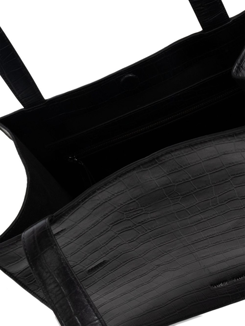 Saclaire top-handle embossed tote bag 5