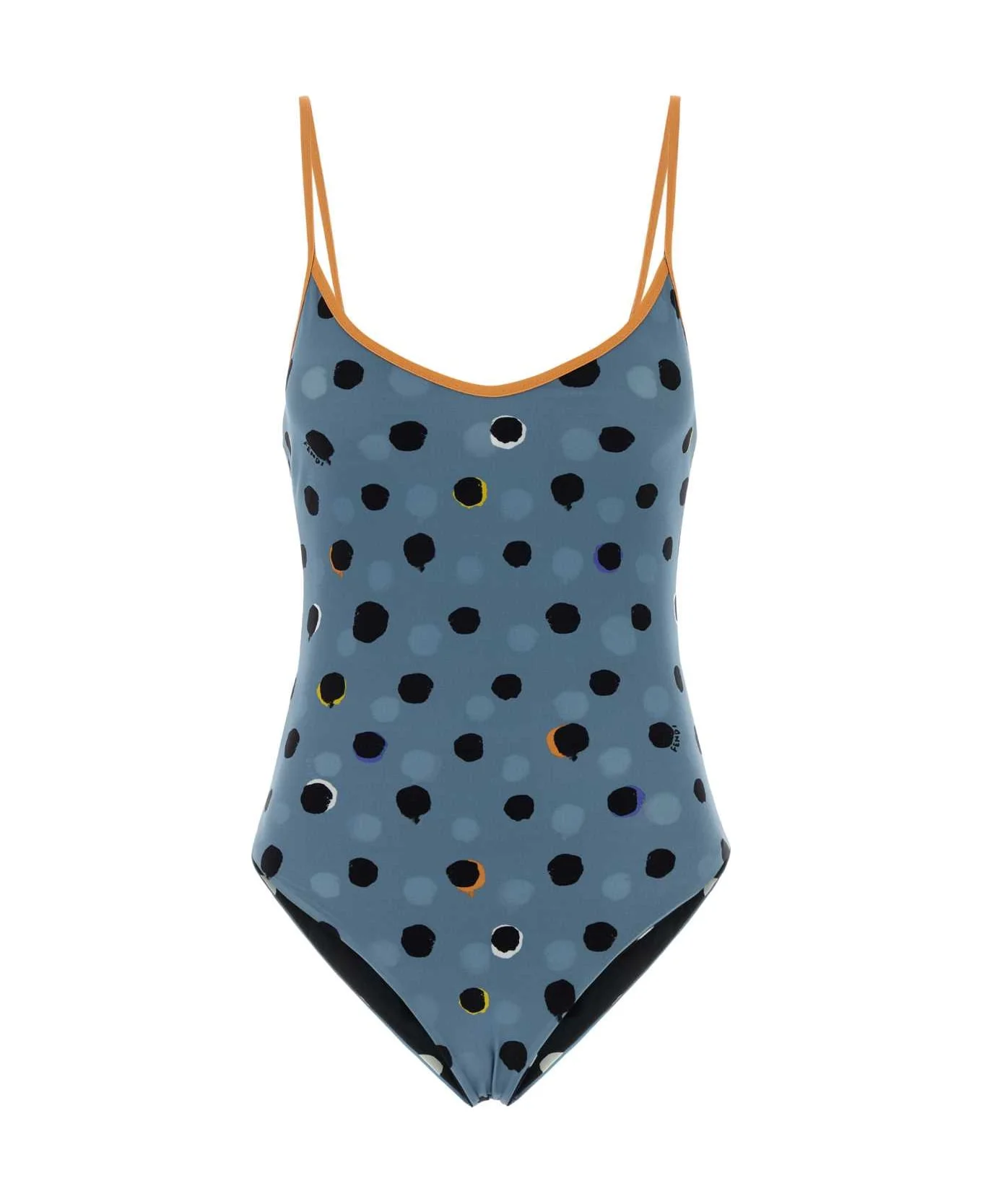 Printed Stretch Nylon Swimsuit - 1