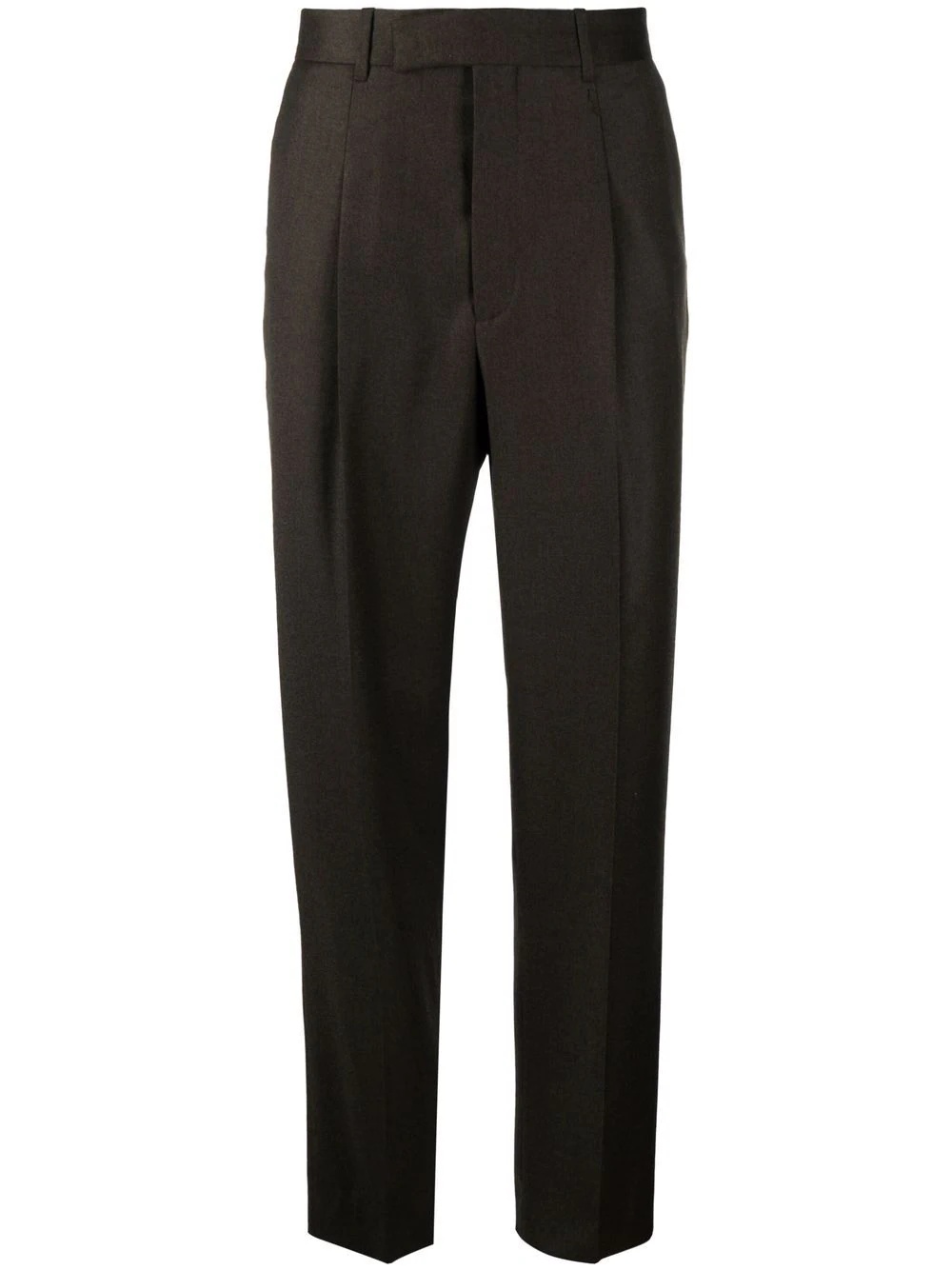 tailored wool-cashmere trousers - 1