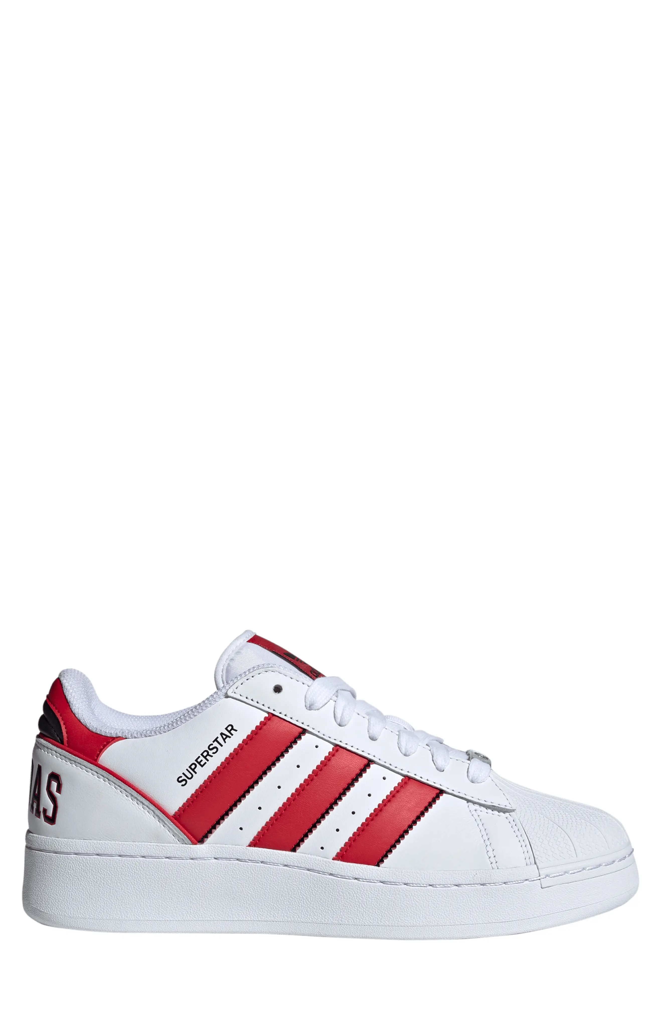 Superstar XLG Sneaker in White/Better Scarlet/Black - 3