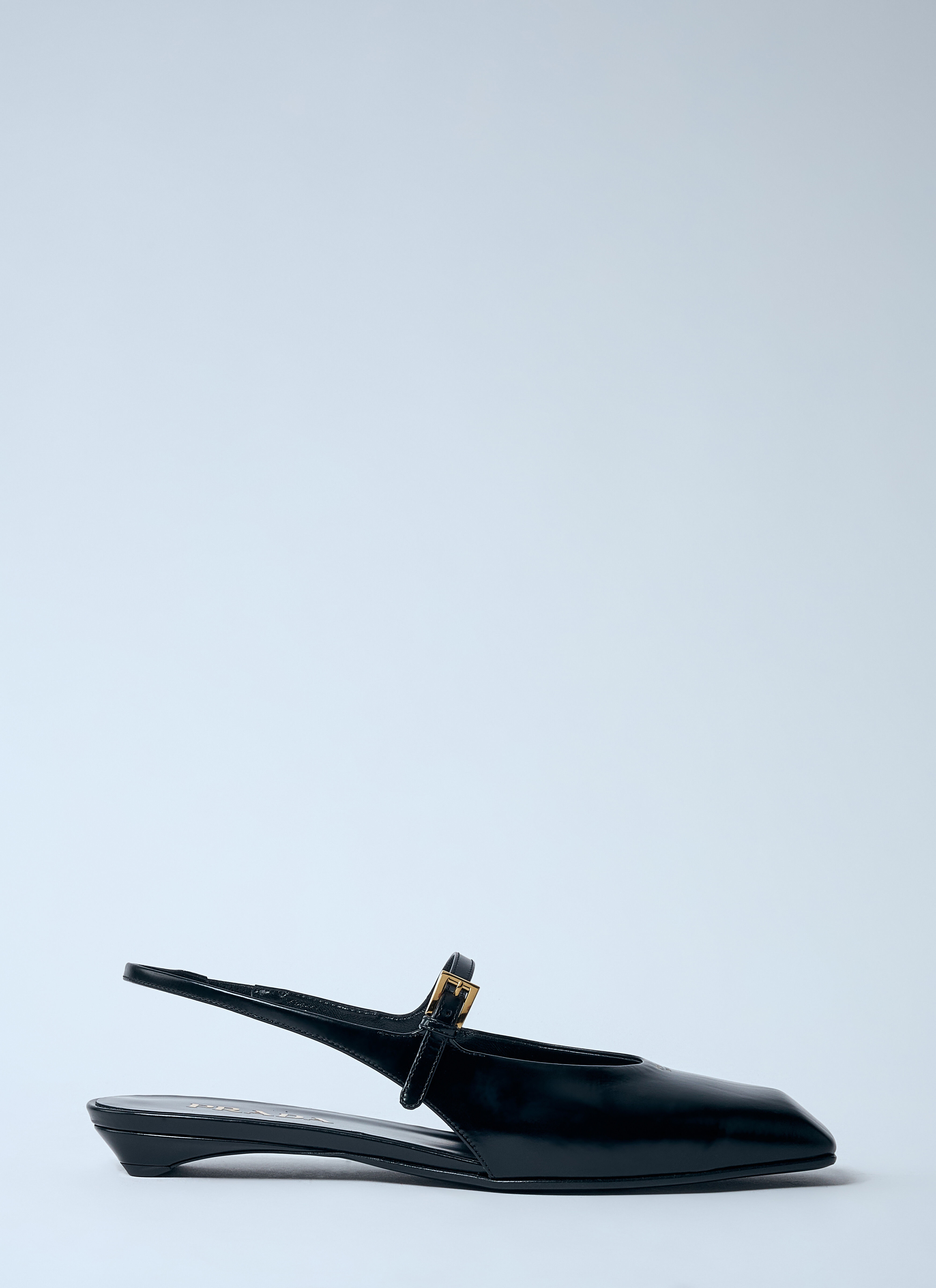 Prada Leather Slingback Ballerina Pumps | lncc | REVERSIBLE