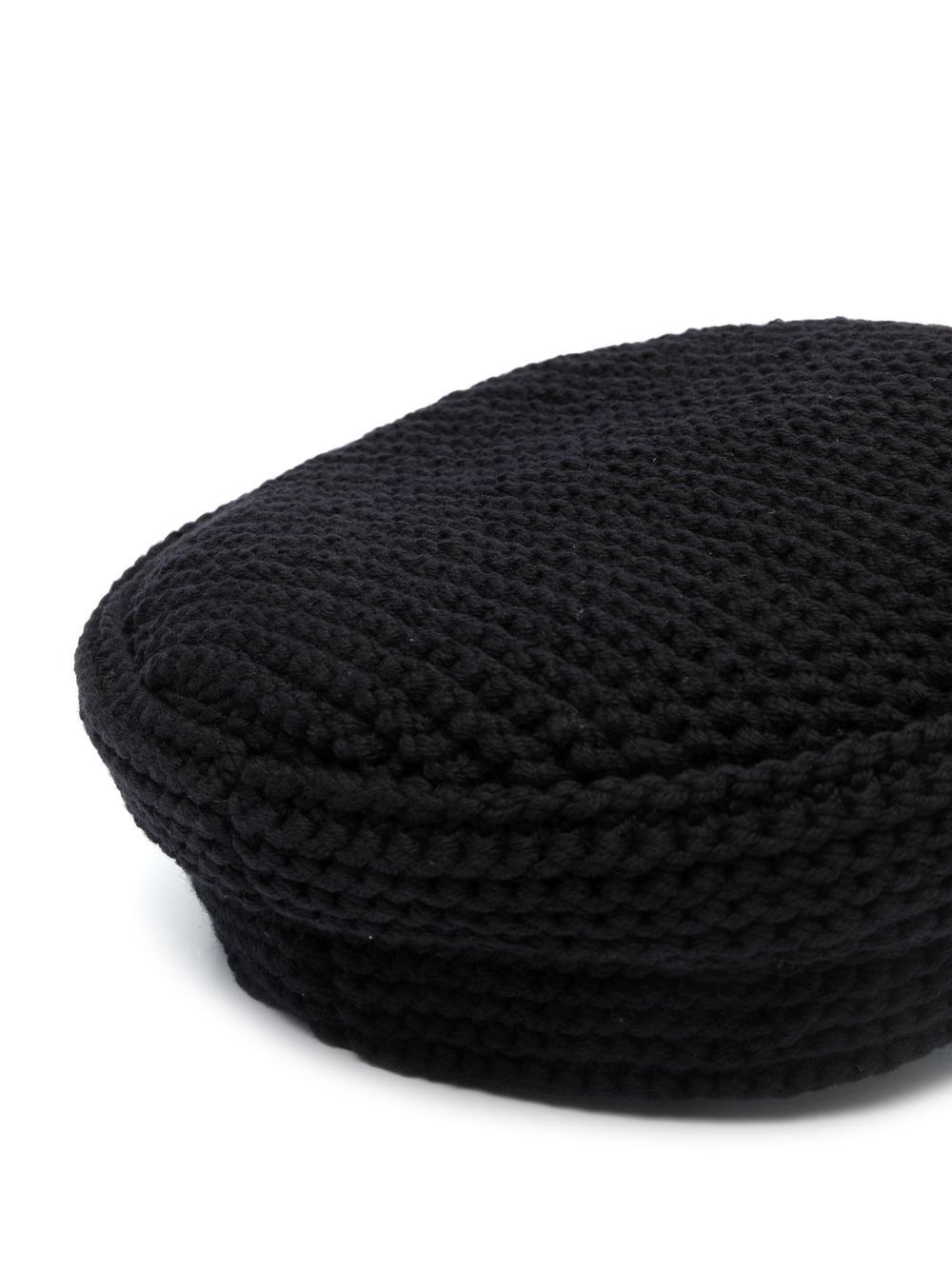 chunky-knit baker boy cap - 2