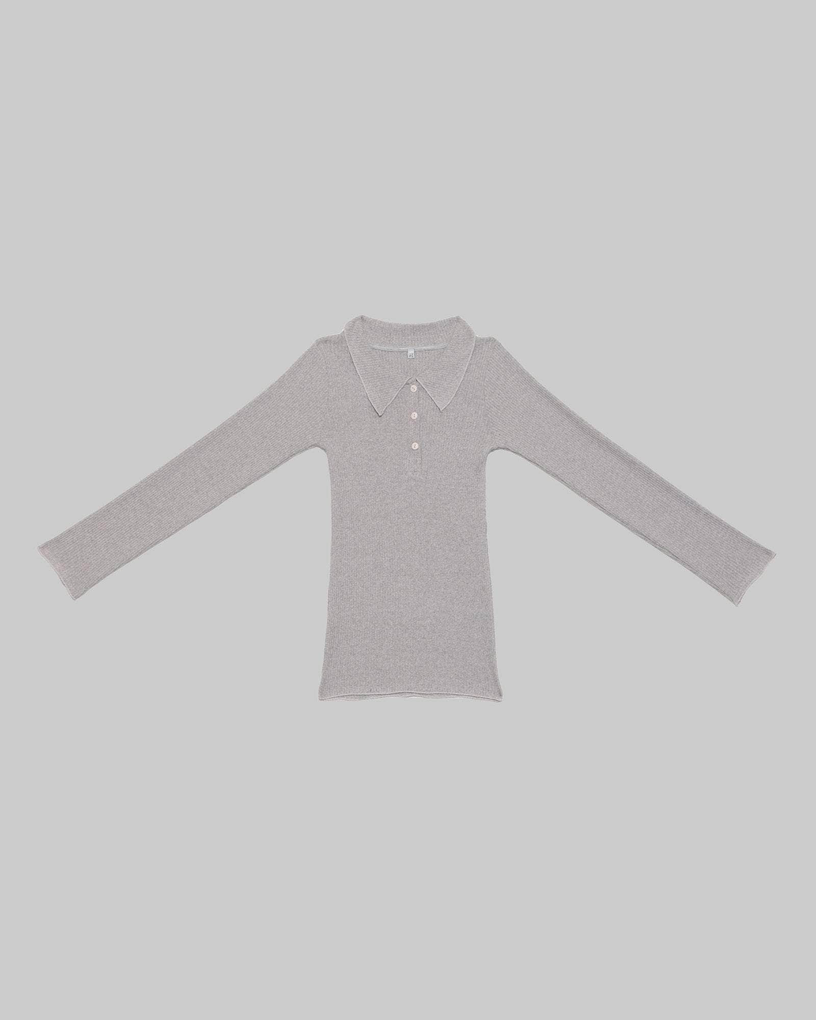 Dual Long Sleeve Tee - Recycled Cotton Rib - 9