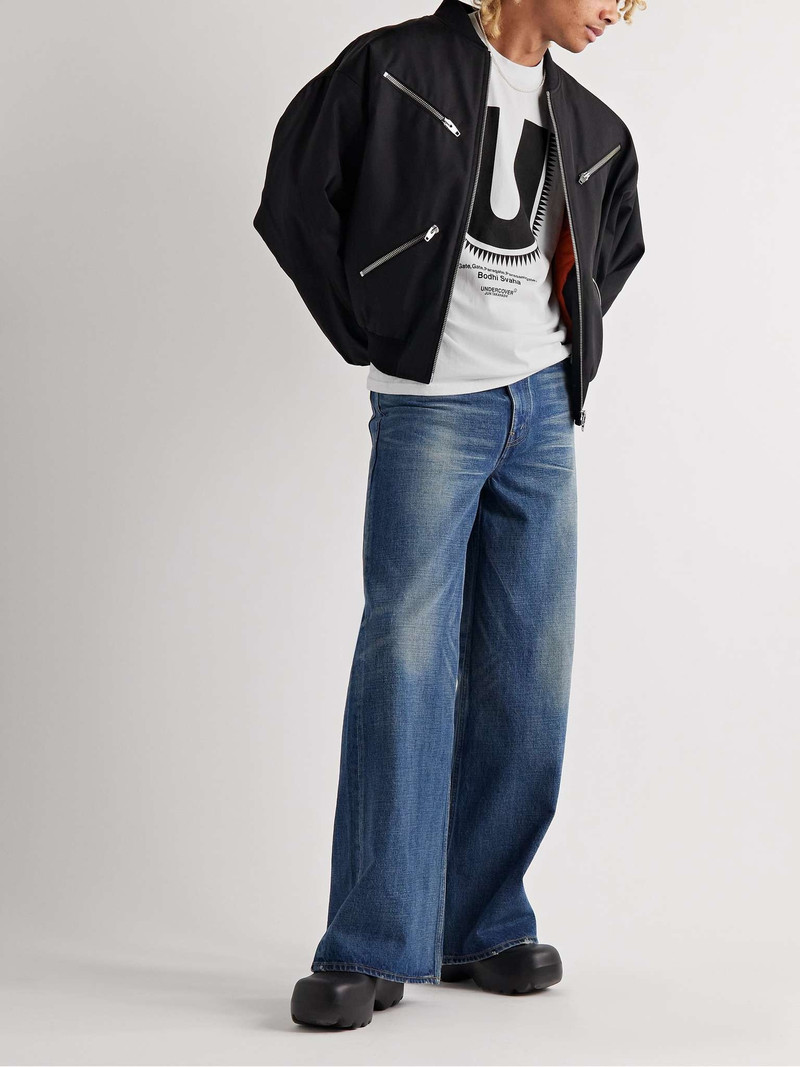 UNDERCOVER Logo-Print Cotton-Jersey T-Shirt outlook