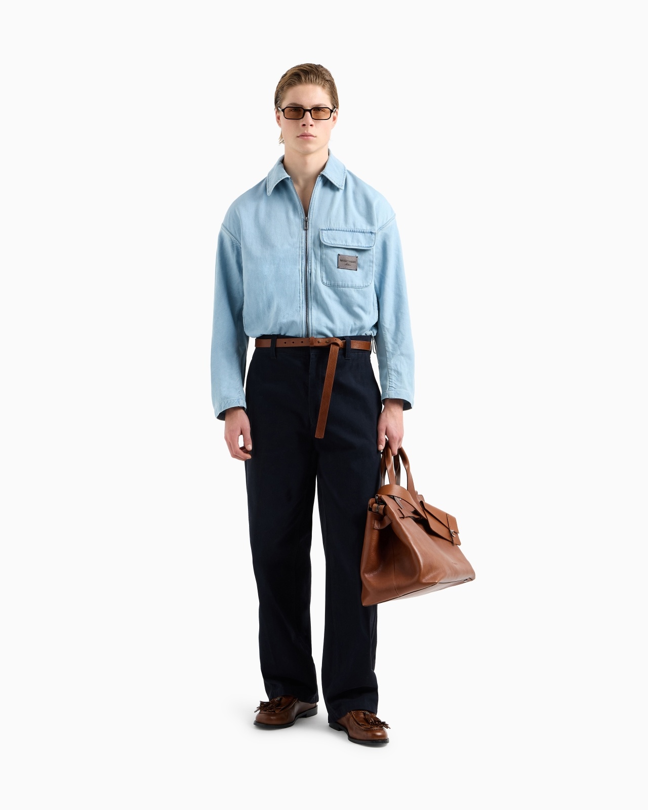 SOFT TOUCH LYOCELL-BLEND DENIM BLOUSON - 2