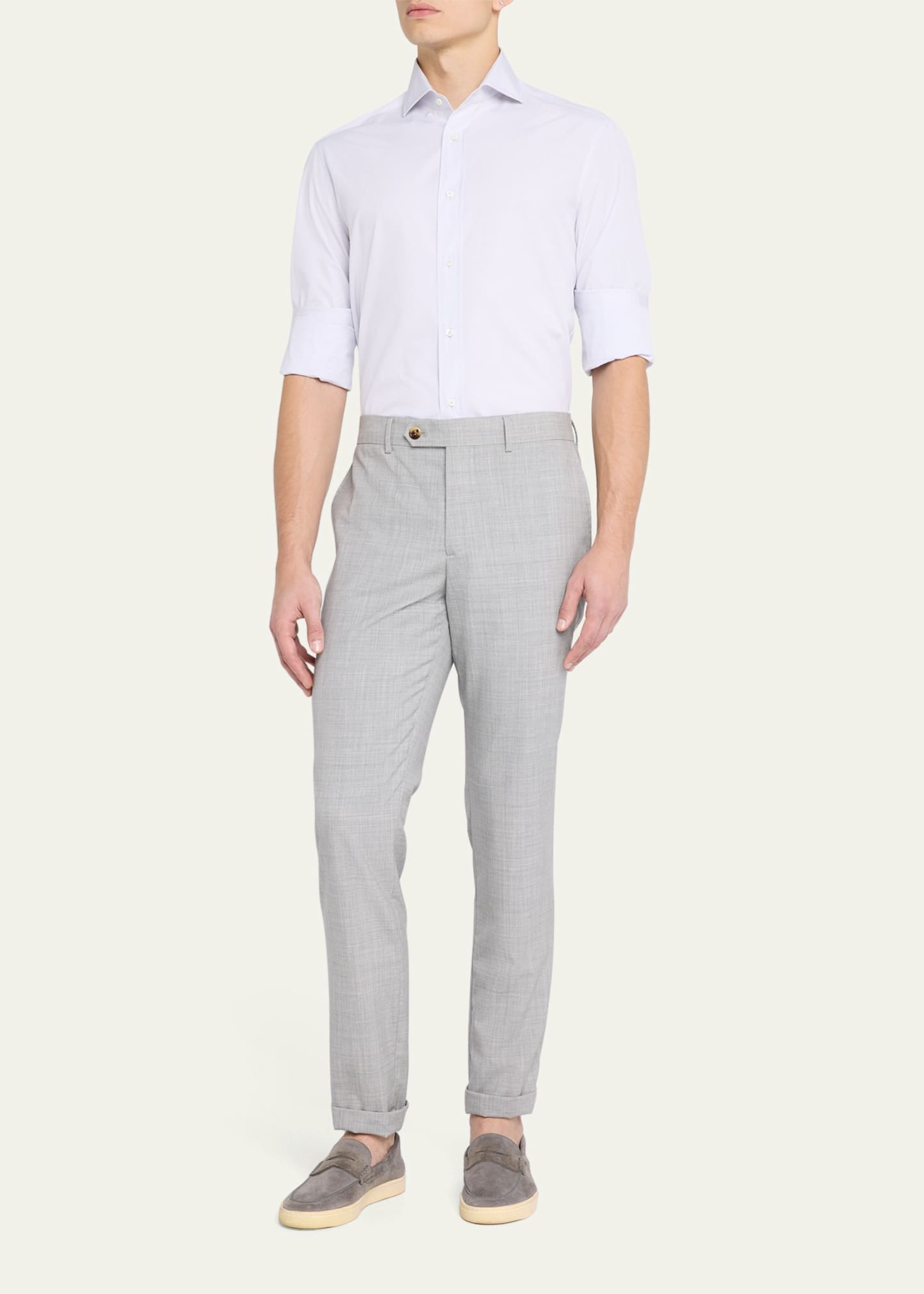 Men's Cotton Canvas Dress Shirt - 2