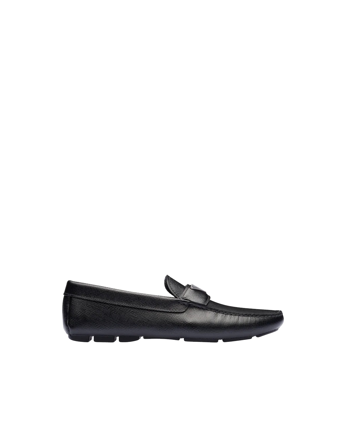 Saffiano Cuir Leather Loafers - 2