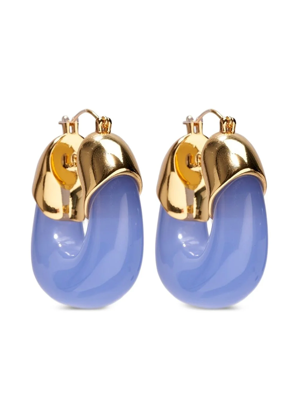 resin hoop earrings - 1