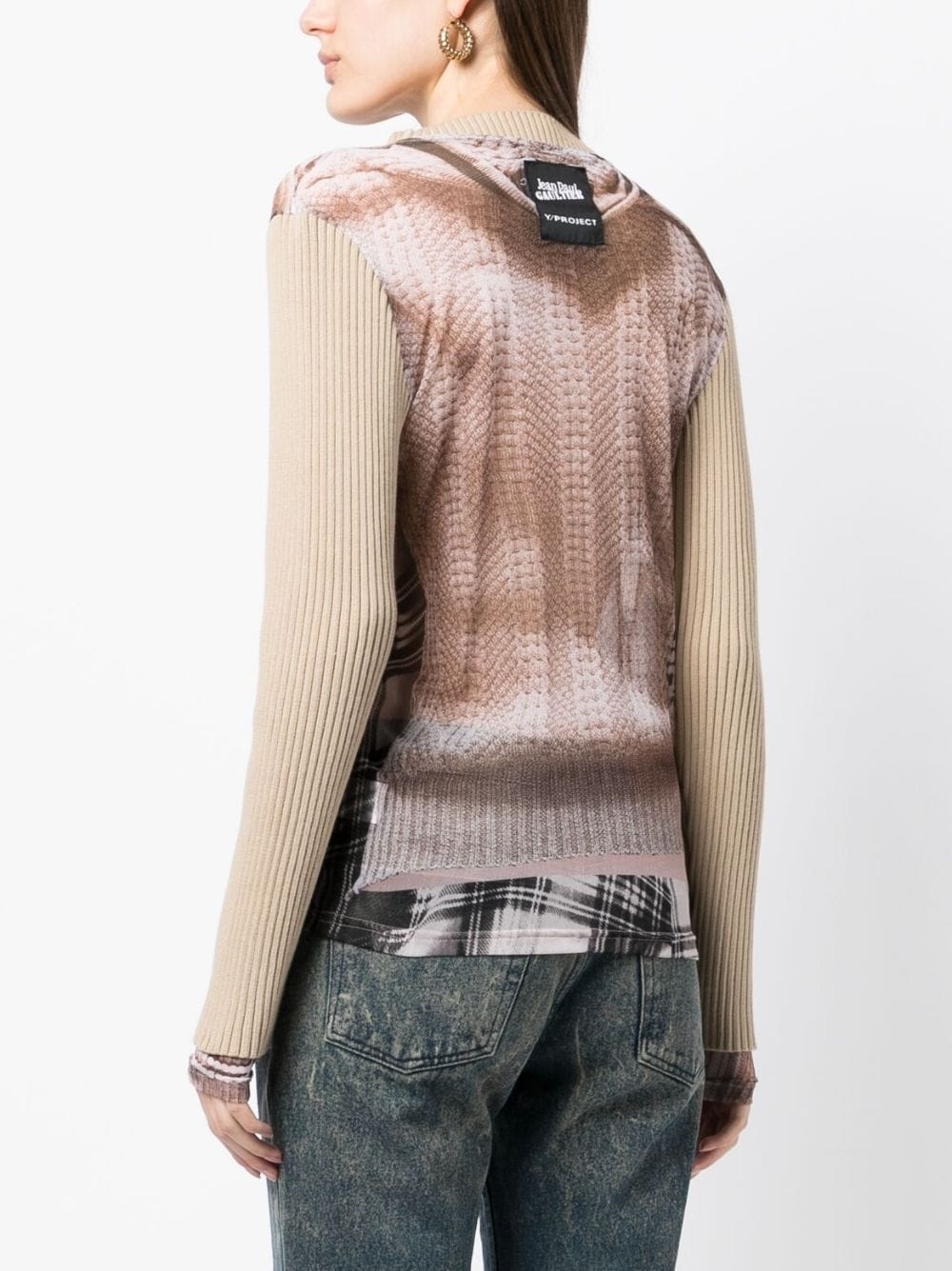 x Jean Paul Gaultier Trompe L'Oeil top - 4
