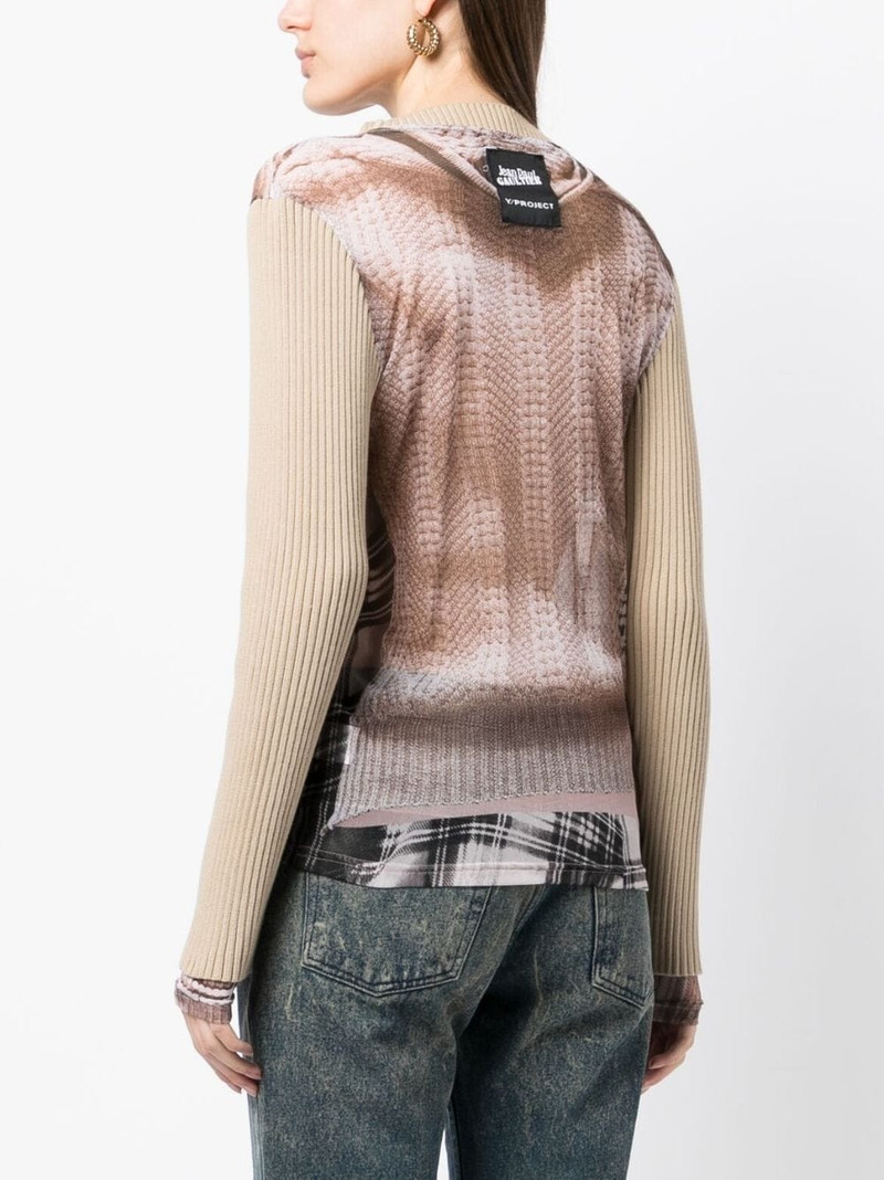 x Jean Paul Gaultier Trompe L'Oeil top 4