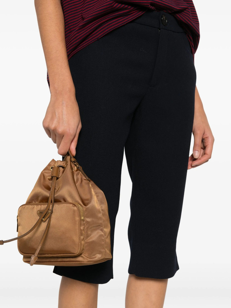 Prada Prada Drawstring Pocket Satchel outlook