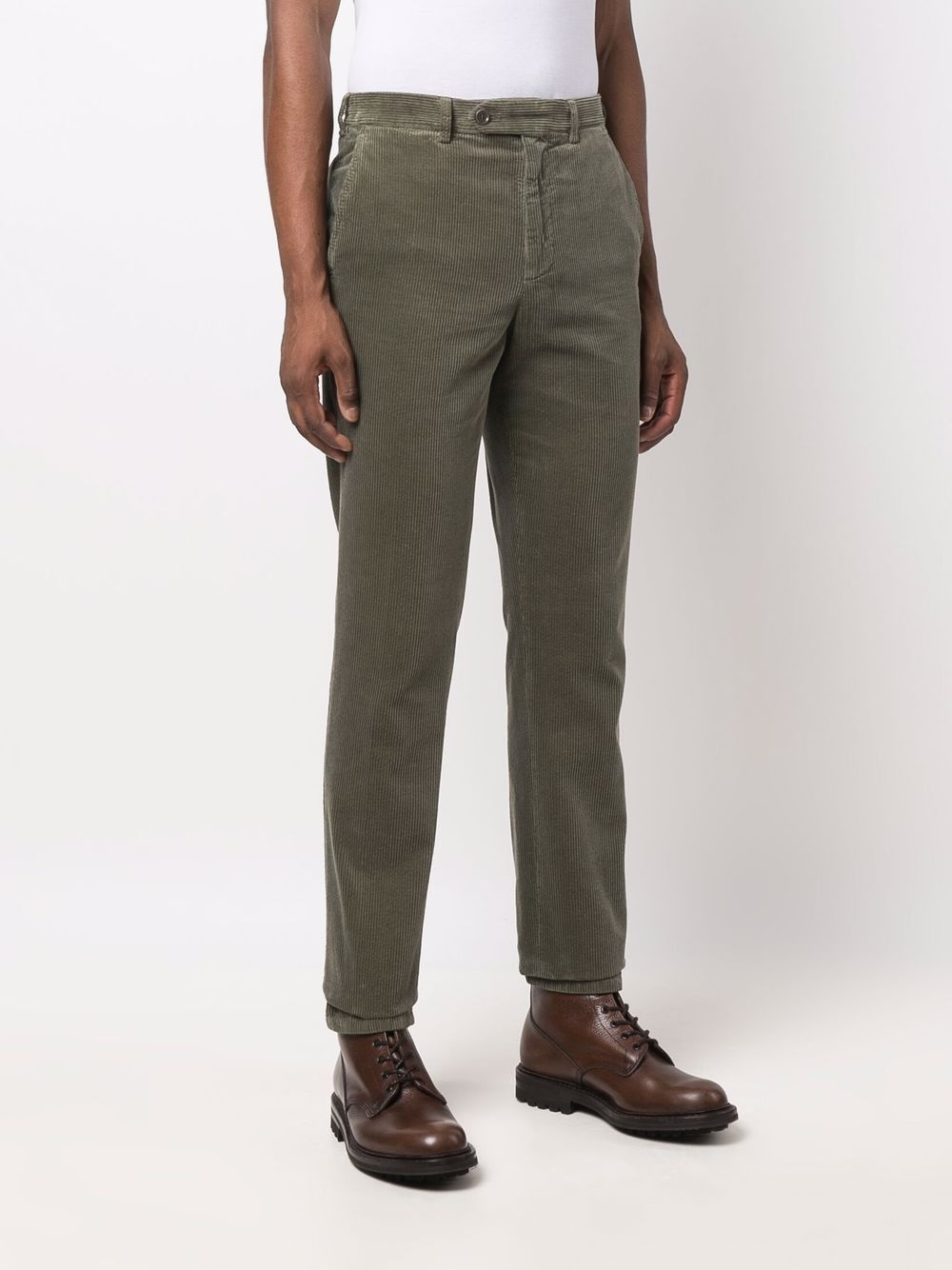 straight-leg corduroy trousers - 3