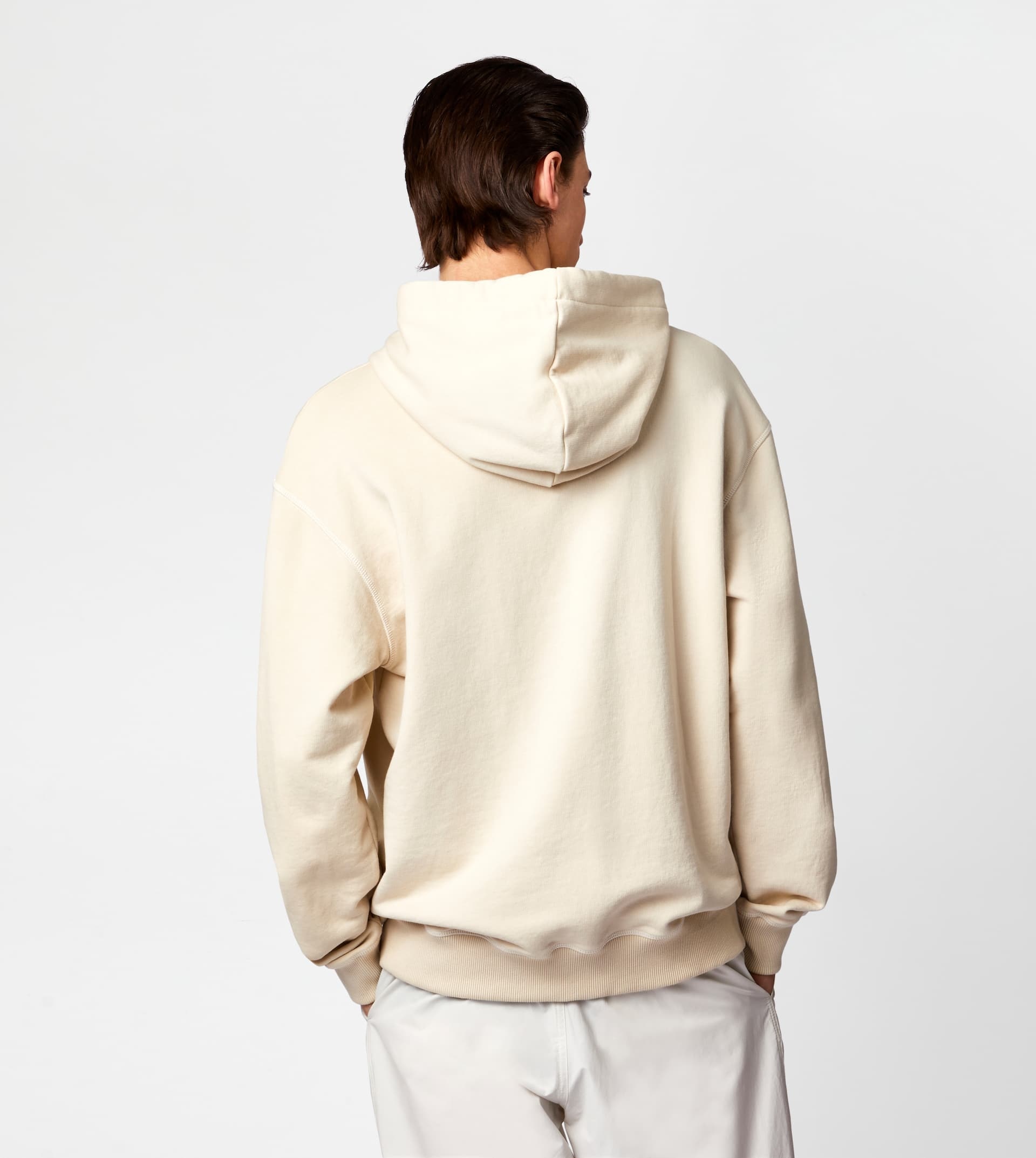 HOODED SWEATSHIRT - BEIGE - 5