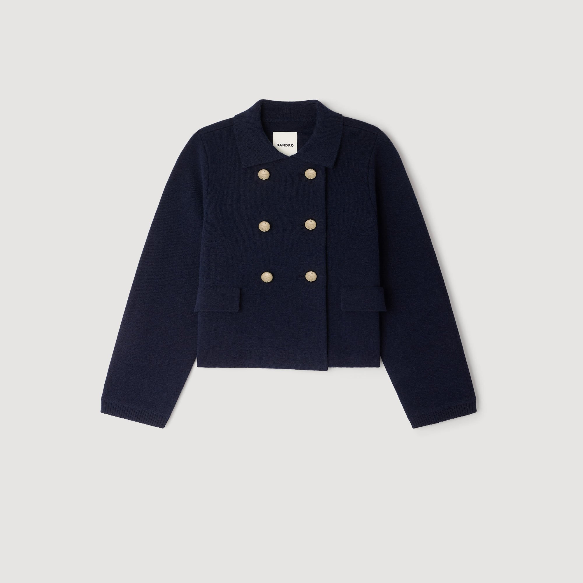 DOUBLE-BREASTED CARDIGAN - 6