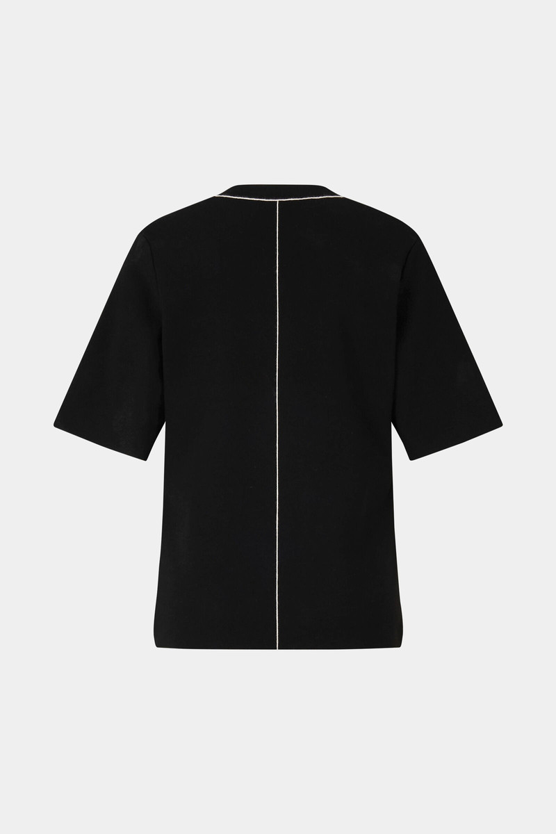 BOGNER Amanda knitted top in Black outlook