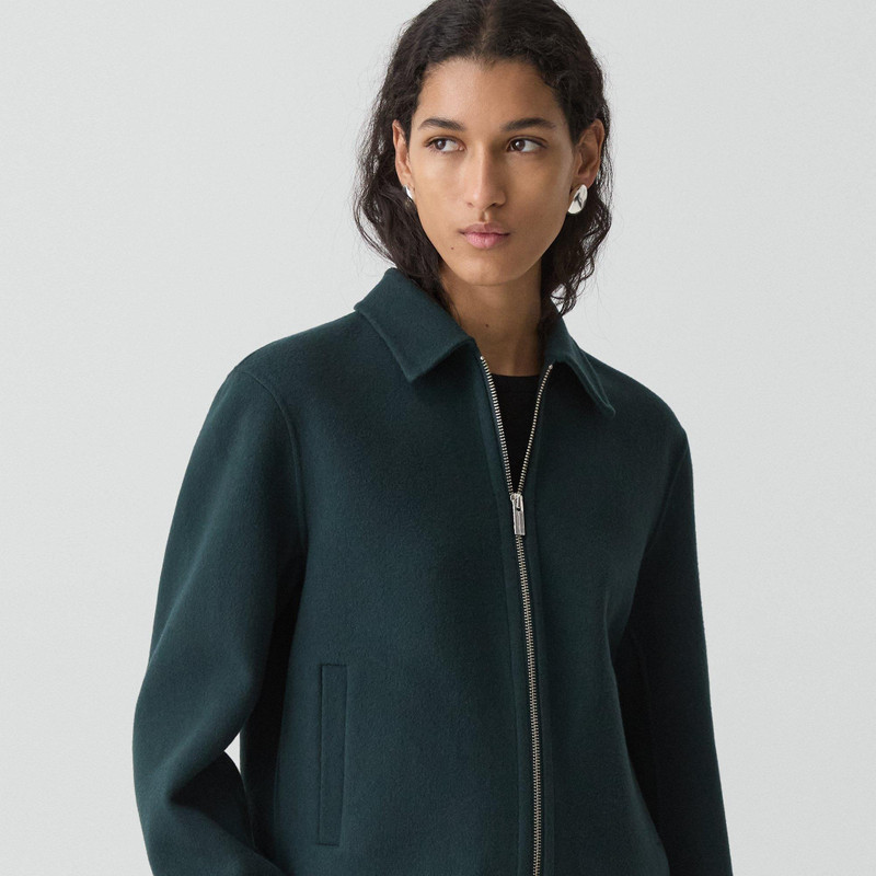 Blouson Jacket in Double-Face Wool-Cashmere 4