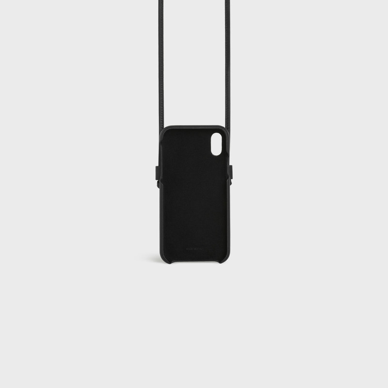 IPHONE X & XS CASE LEATHER LACE IN SMOOTH LAMBSKIN 3