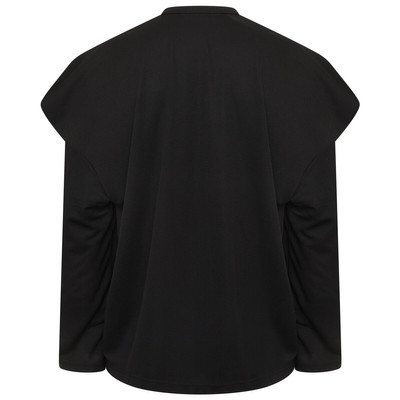 Comme des Garçons Homme Plus Extended Shoulder Longsleeve T-Shirt in Black outlook