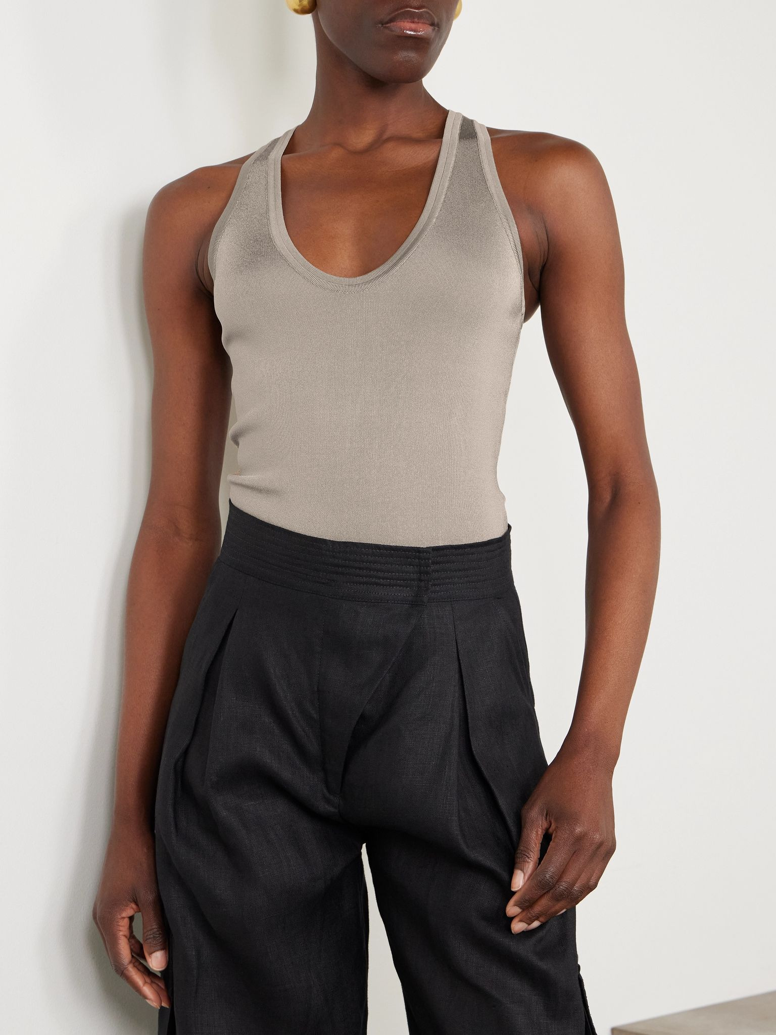 Ballet knitted bodysuit Gray - 3
