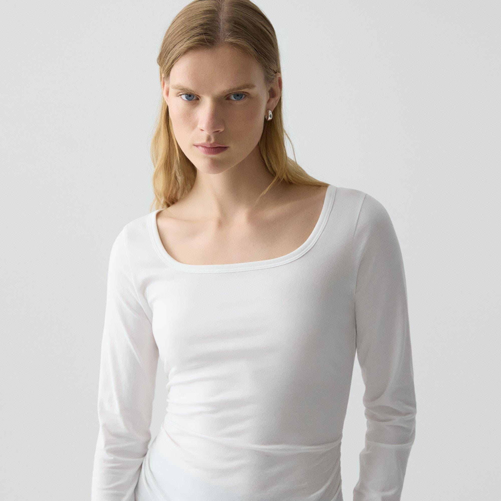 Square Neck Tee in Certified Organic Cotton - 5