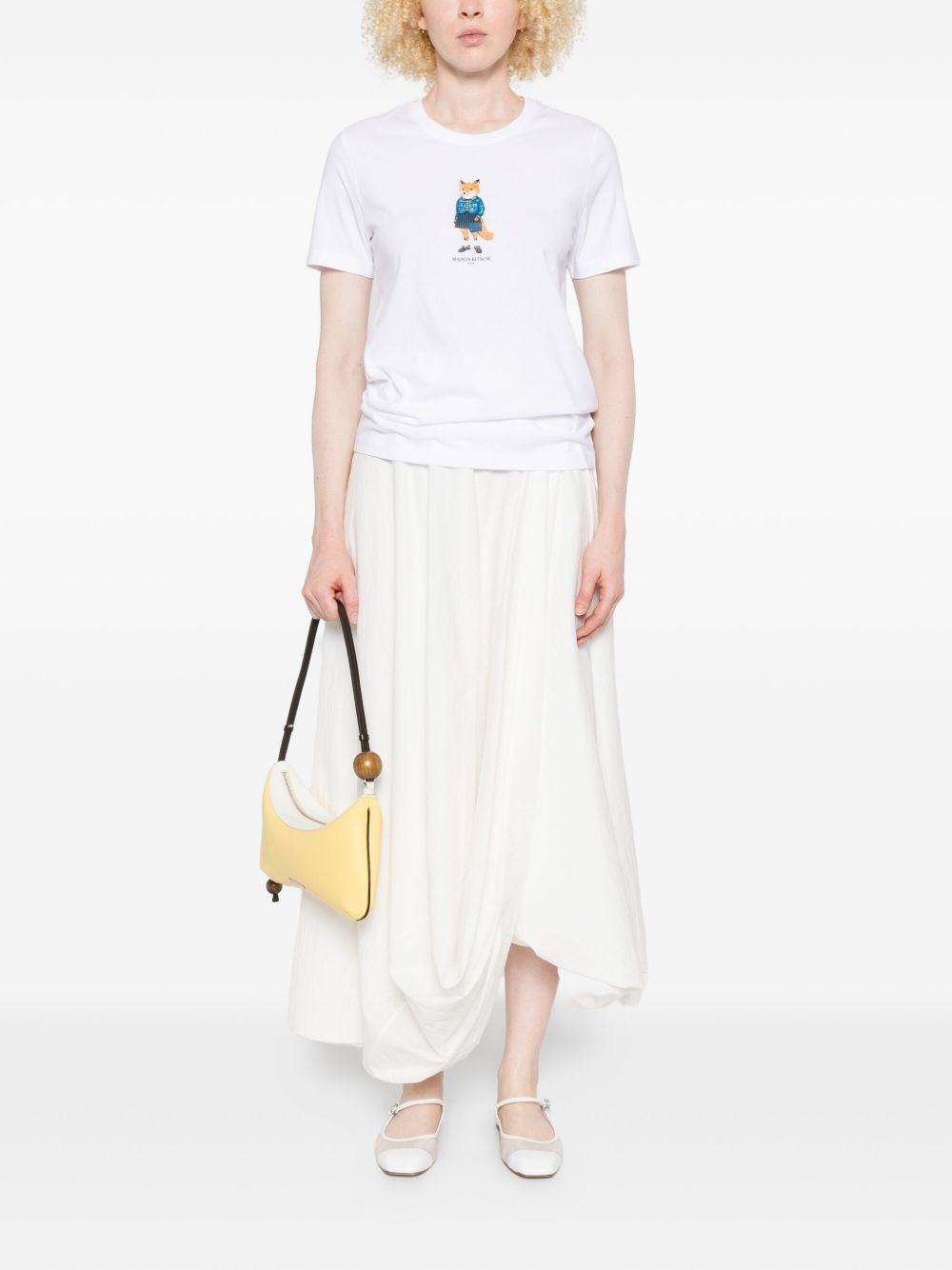 Dressed Fox print cotton T-shirt - 2