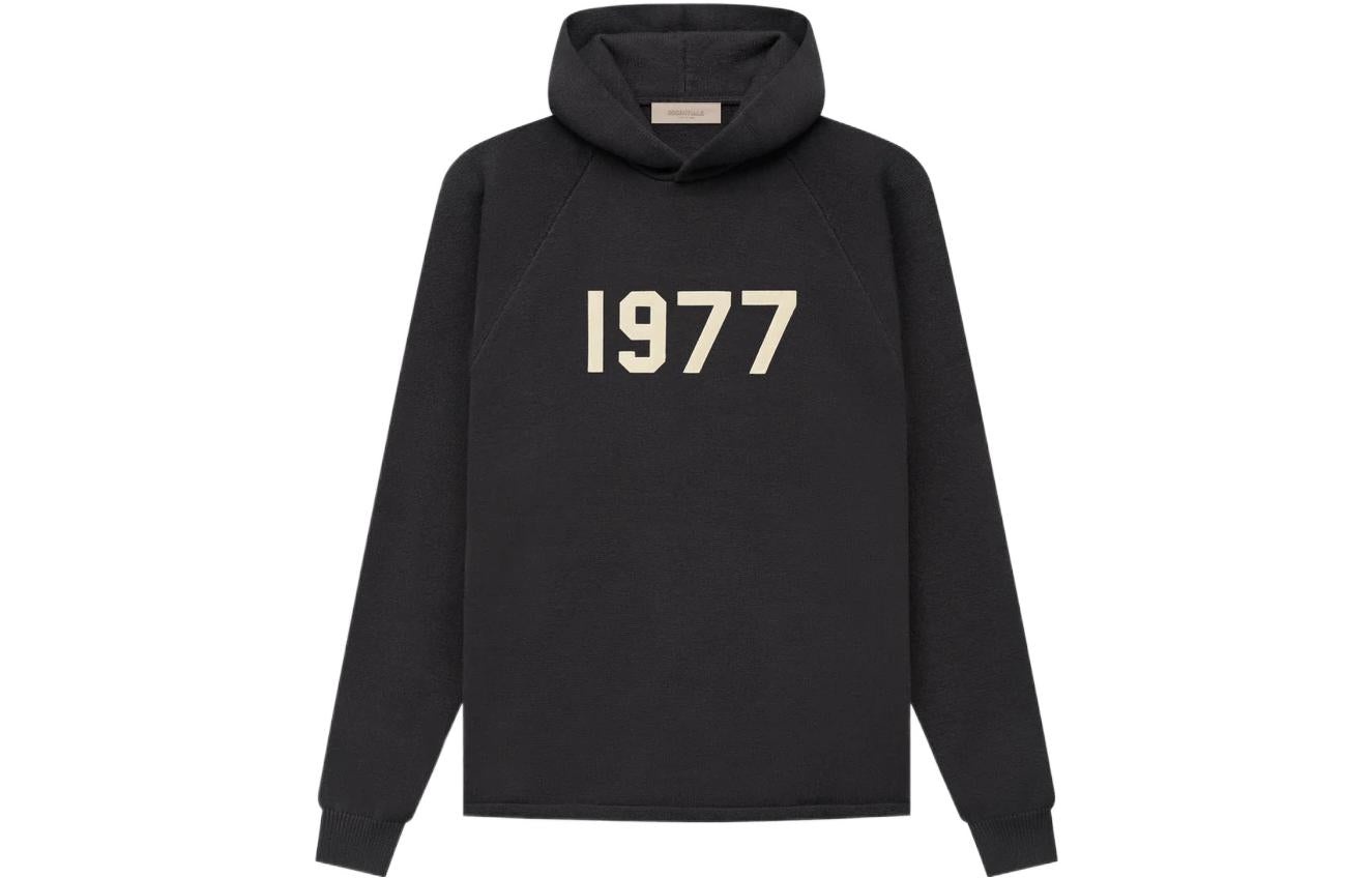 Fear of God Essentials SS22 Knit 1977 Hoodie 'Iron' FOG-SS22-172 - 2