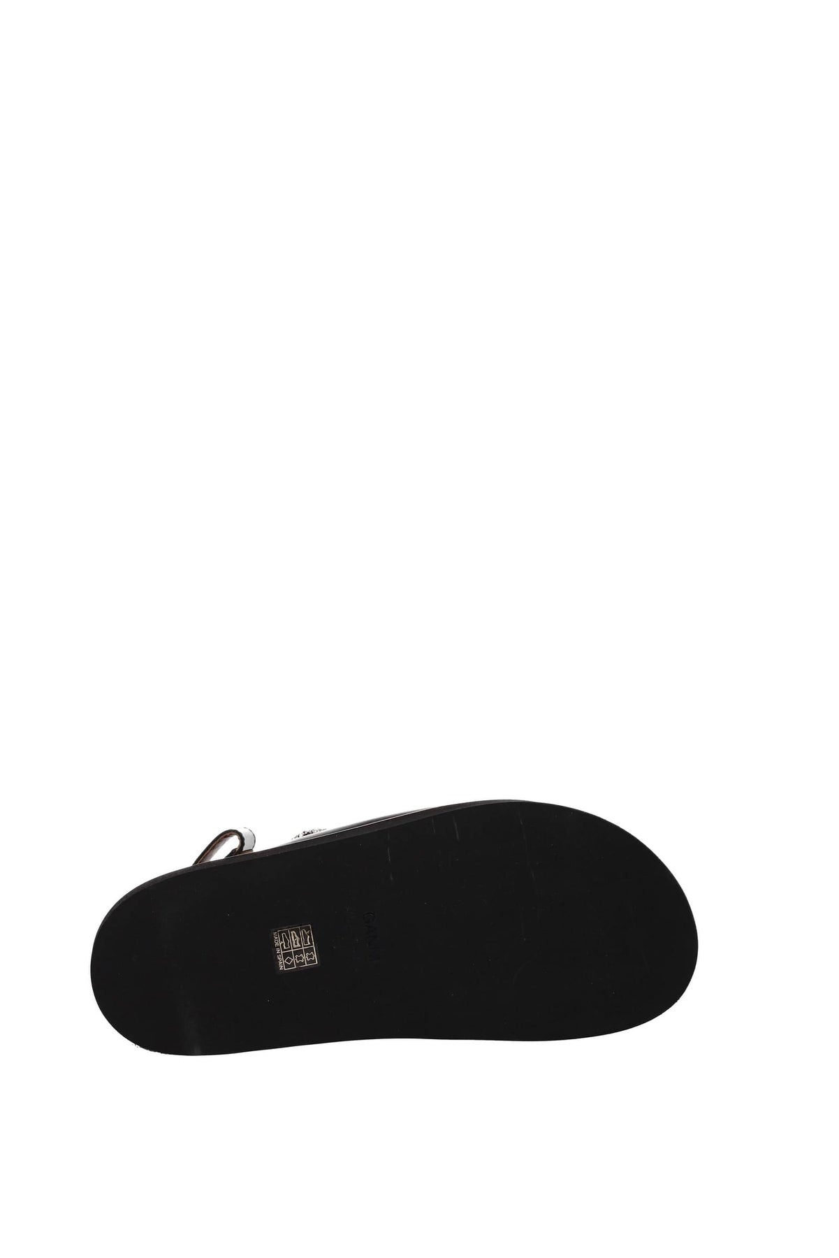 Sandals Leather Black - 5