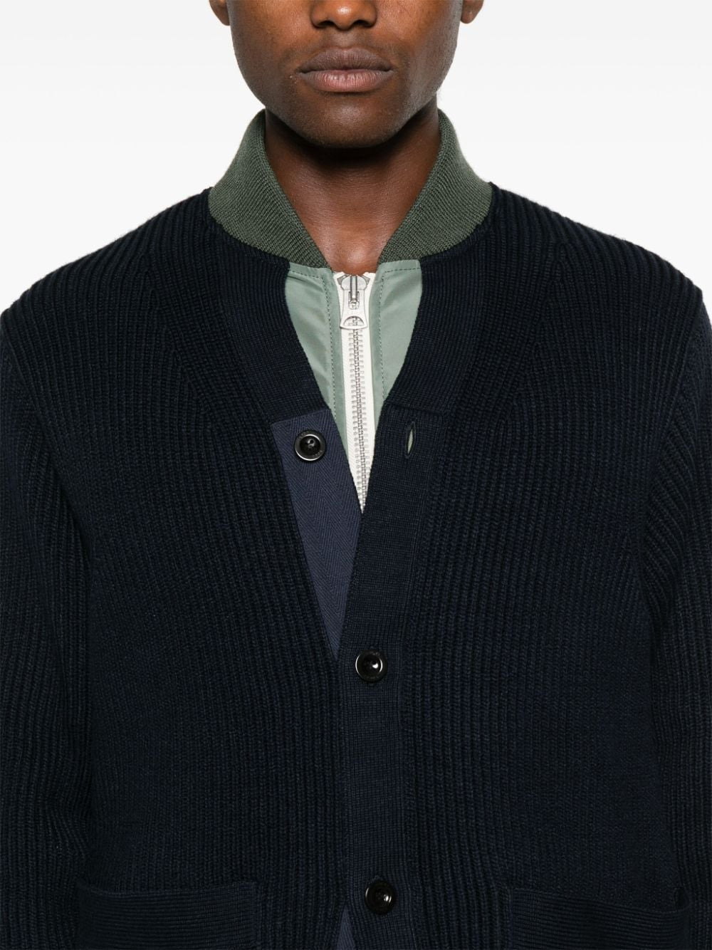 Sacai Men Layered Jacket - 3