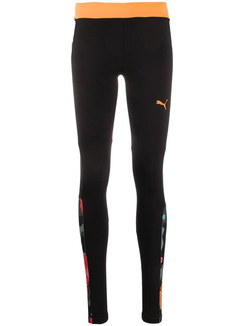 contrast waistband leggings 1