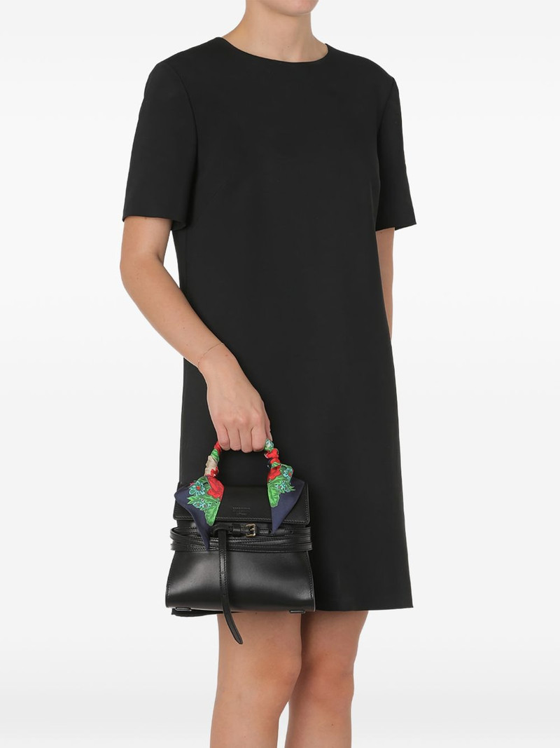 Moschino small Tie Me scarf-detail tote bag outlook