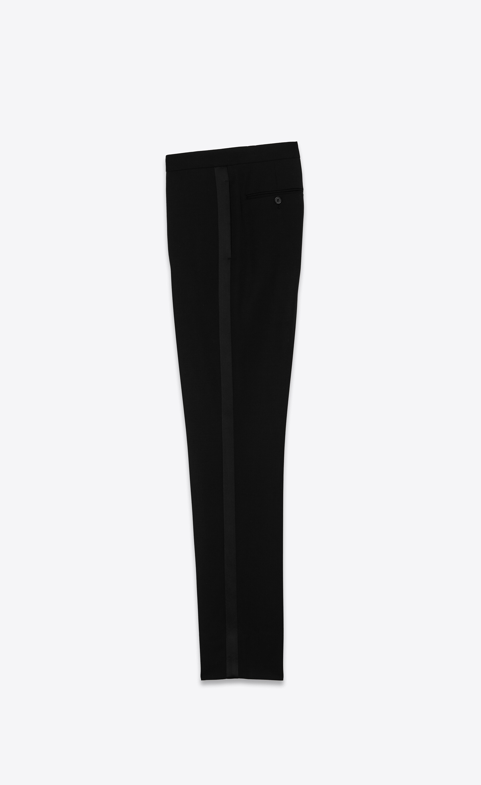 tuxedo pants in grain de poudre saint laurent - 2