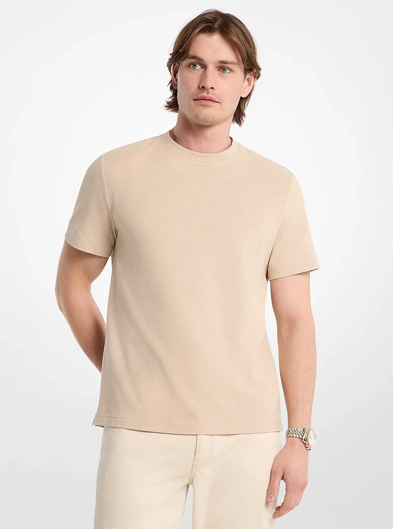 Cotton Piqué T-Shirt - 1