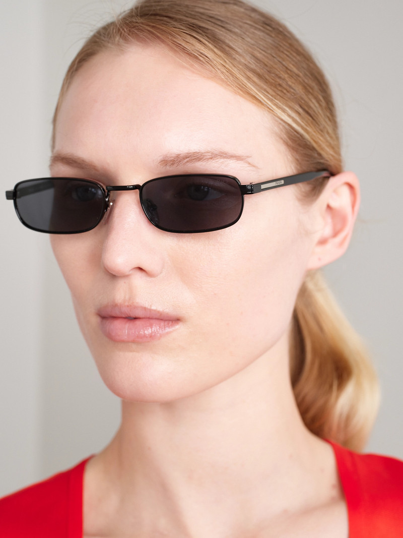 Prada Rectangle-frame Metal Sunglasses outlook