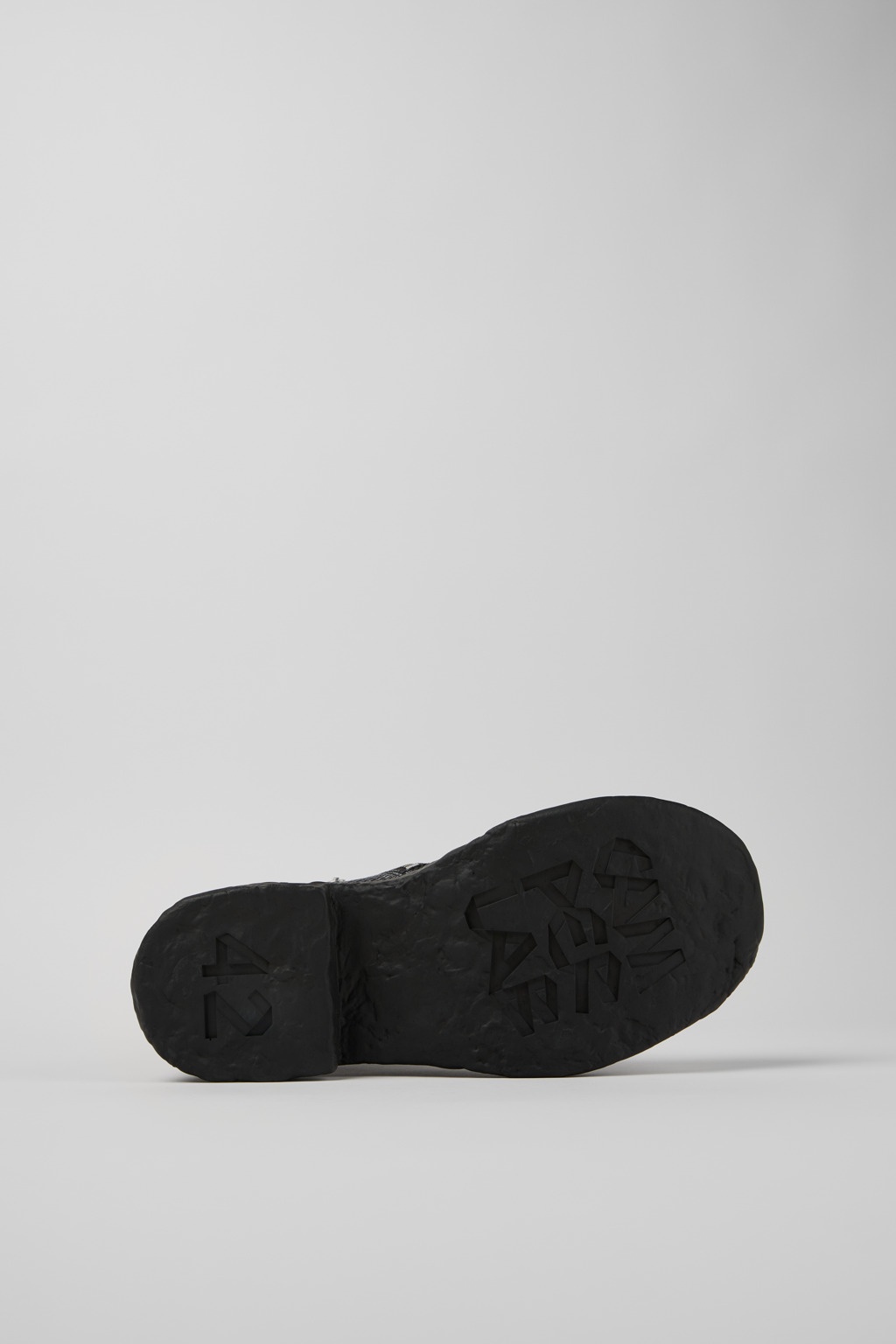 Gray-Black Leather Boots - 5